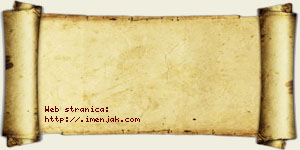 Ana Bzenić vizit kartica